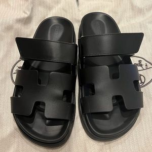 HERMES Chypre Sandals Womens Size 36